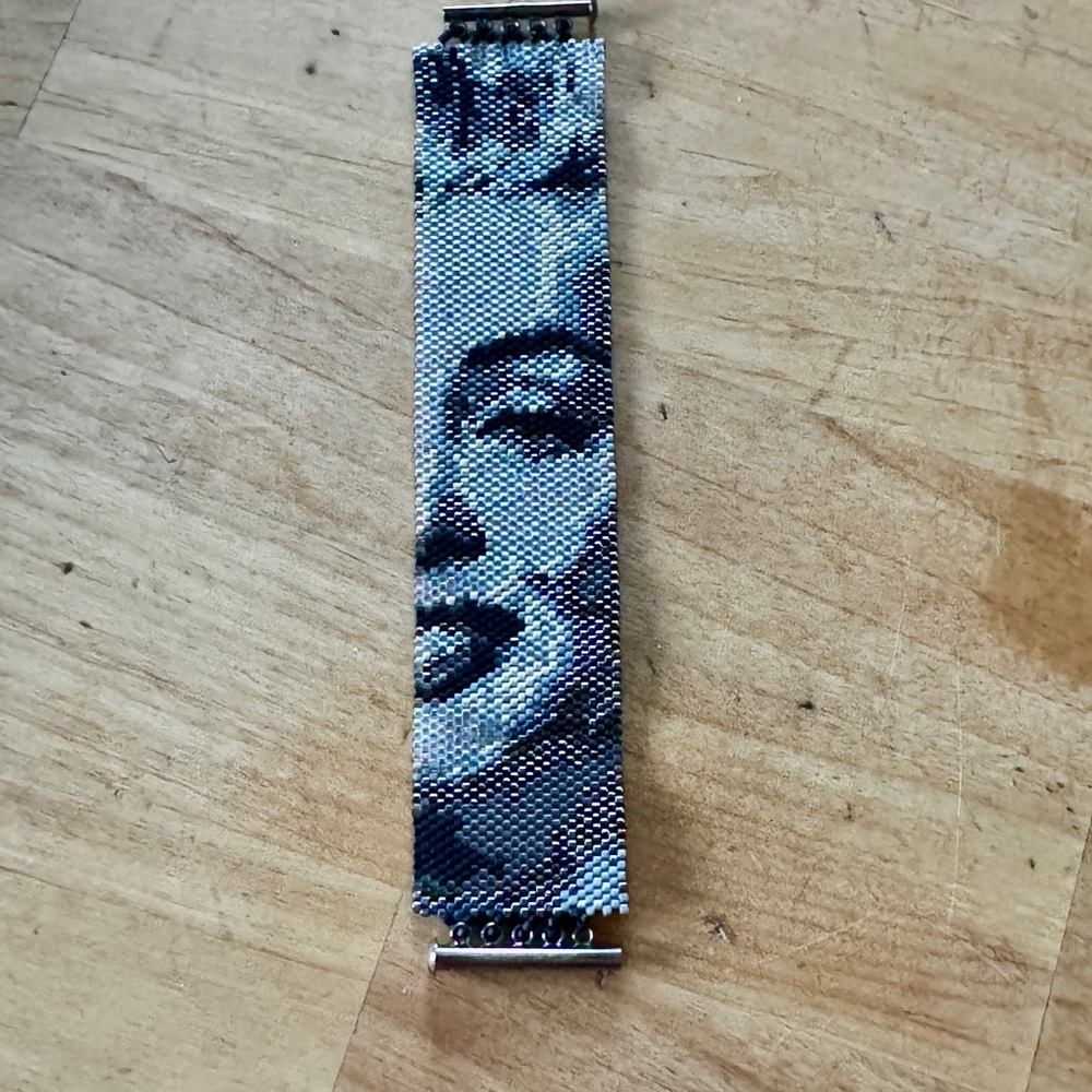 Handmade Marilyn Monroe Beaded Bracelet